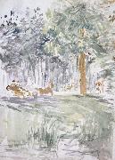 Berthe Morisot Carriage painting